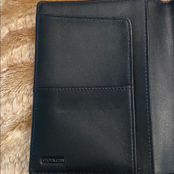 NEW Coach Black Leather Wallet - Picture 5 of 6